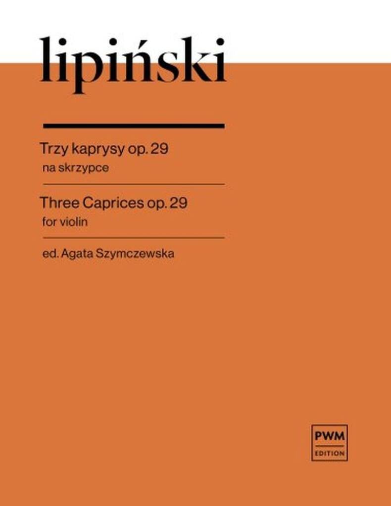 Three Caprices Op.29 For Violin